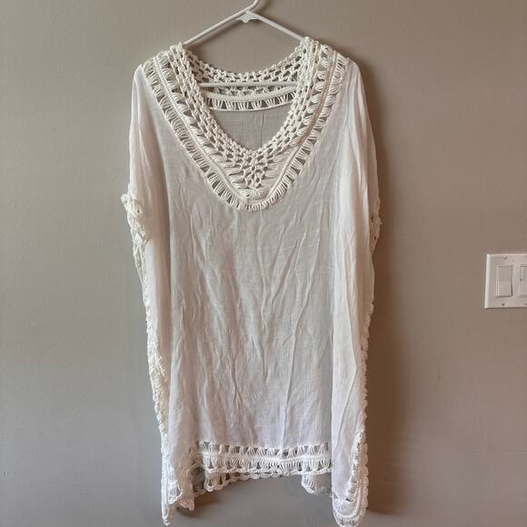 Cupshe Other - Cupshe M Oversized Swim Coverup Top Dress